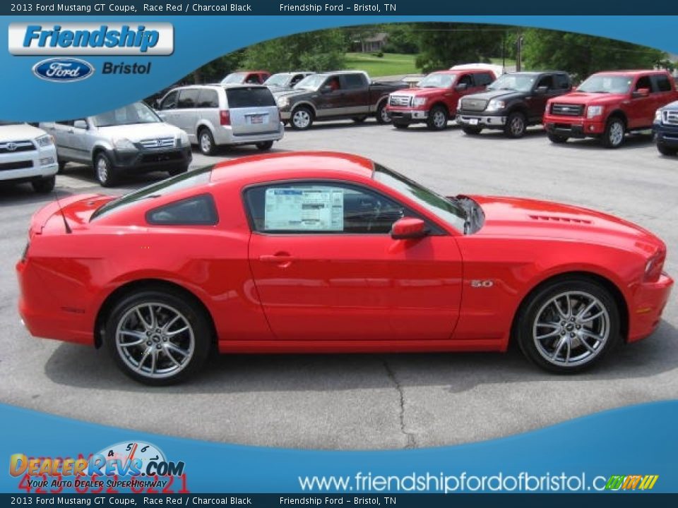 2013 Ford Mustang GT Coupe Race Red / Charcoal Black Photo #5