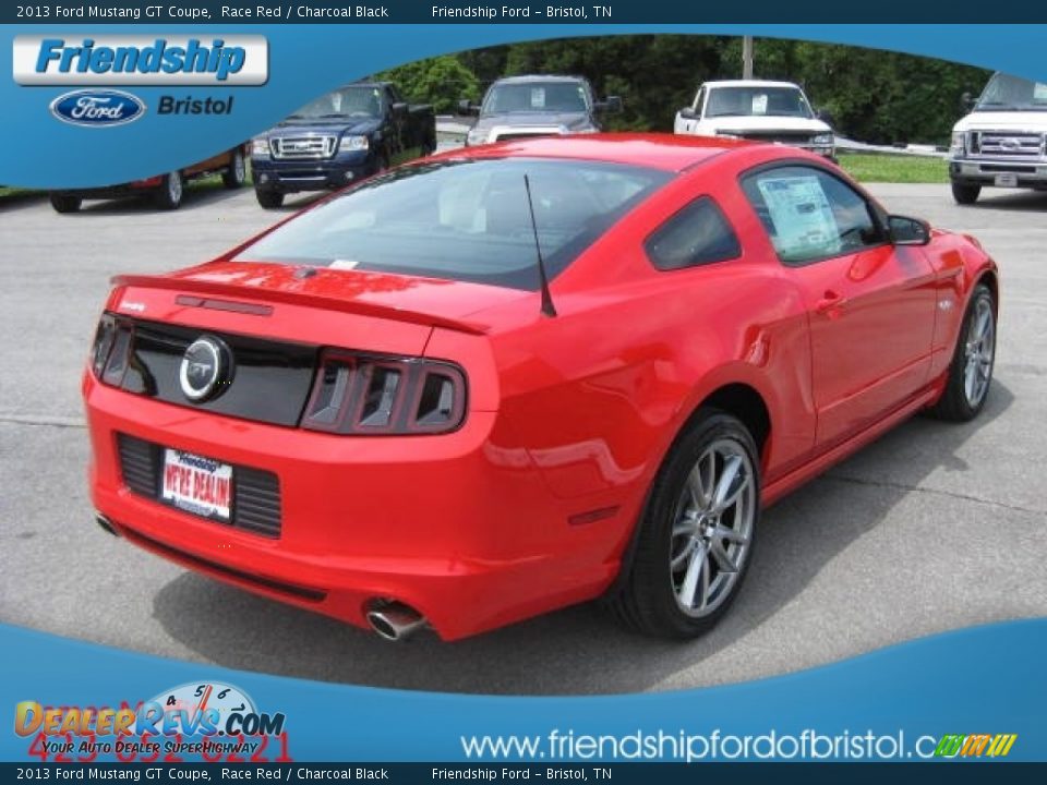 2013 Ford Mustang GT Coupe Race Red / Charcoal Black Photo #6