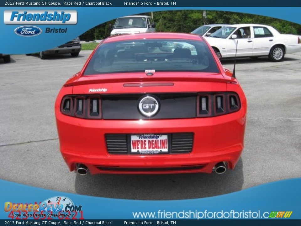 2013 Ford Mustang GT Coupe Race Red / Charcoal Black Photo #7