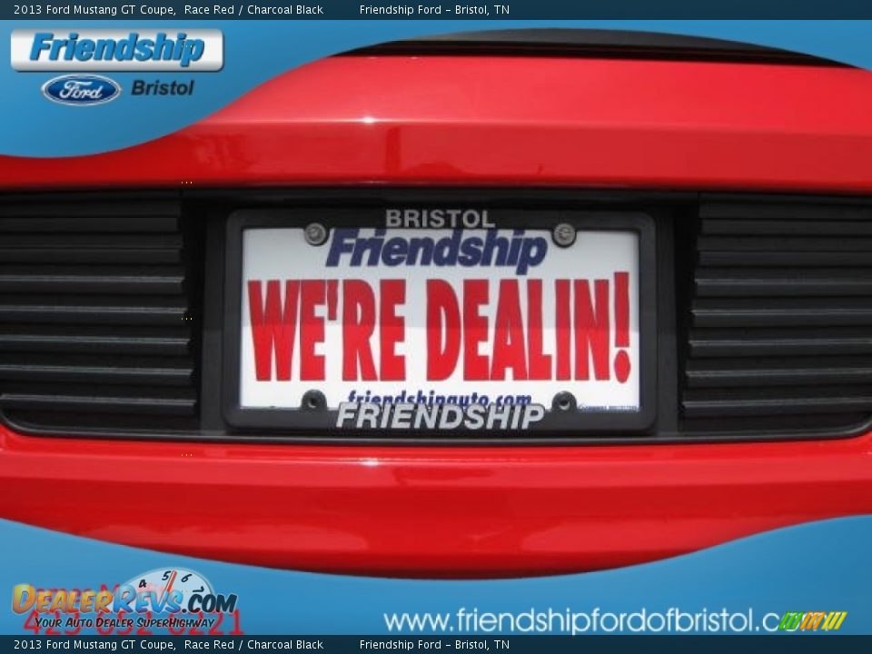 2013 Ford Mustang GT Coupe Race Red / Charcoal Black Photo #9