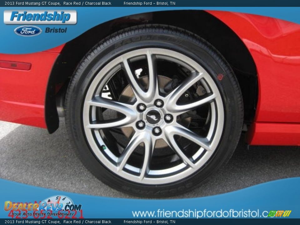 2013 Ford Mustang GT Coupe Race Red / Charcoal Black Photo #10