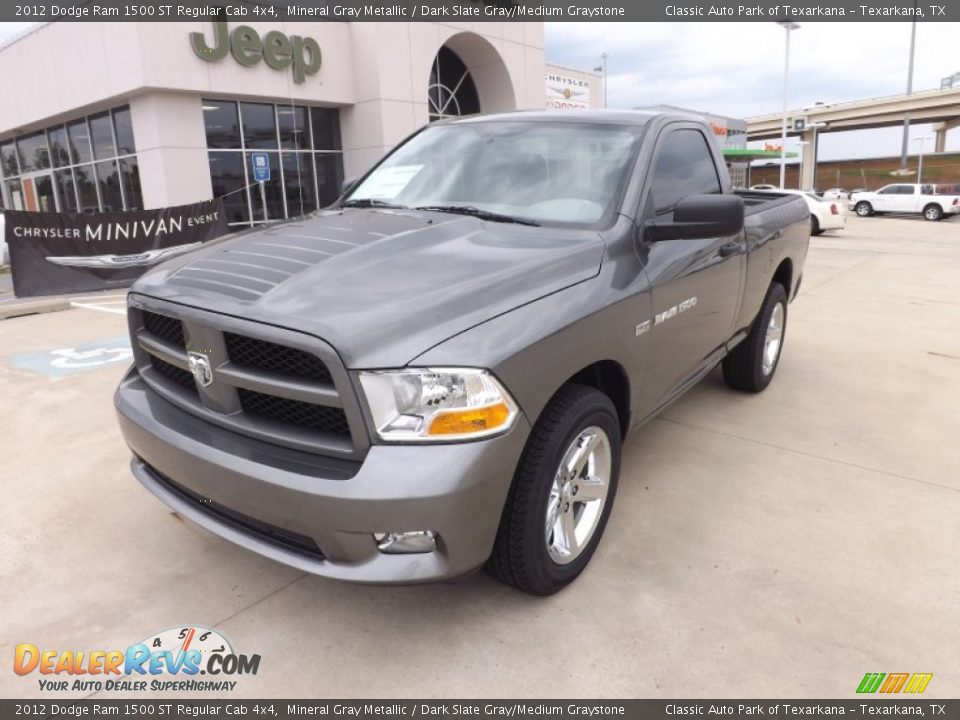 2012 Dodge Ram 1500 ST Regular Cab 4x4 Mineral Gray Metallic / Dark Slate Gray/Medium Graystone Photo #1