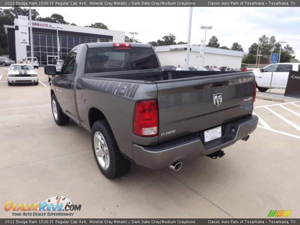2012 Dodge Ram 1500 ST Regular Cab 4x4 Mineral Gray Metallic / Dark Slate Gray/Medium Graystone Photo #3