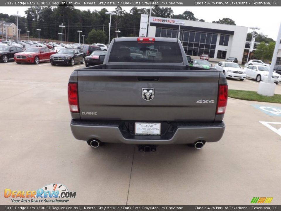 2012 Dodge Ram 1500 ST Regular Cab 4x4 Mineral Gray Metallic / Dark Slate Gray/Medium Graystone Photo #4
