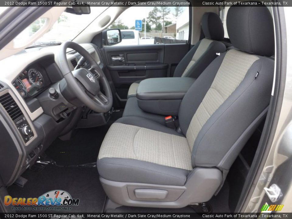 2012 Dodge Ram 1500 ST Regular Cab 4x4 Mineral Gray Metallic / Dark Slate Gray/Medium Graystone Photo #13