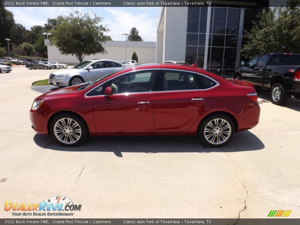 2012 Buick Verano FWD Crystal Red Tintcoat / Cashmere Photo #2