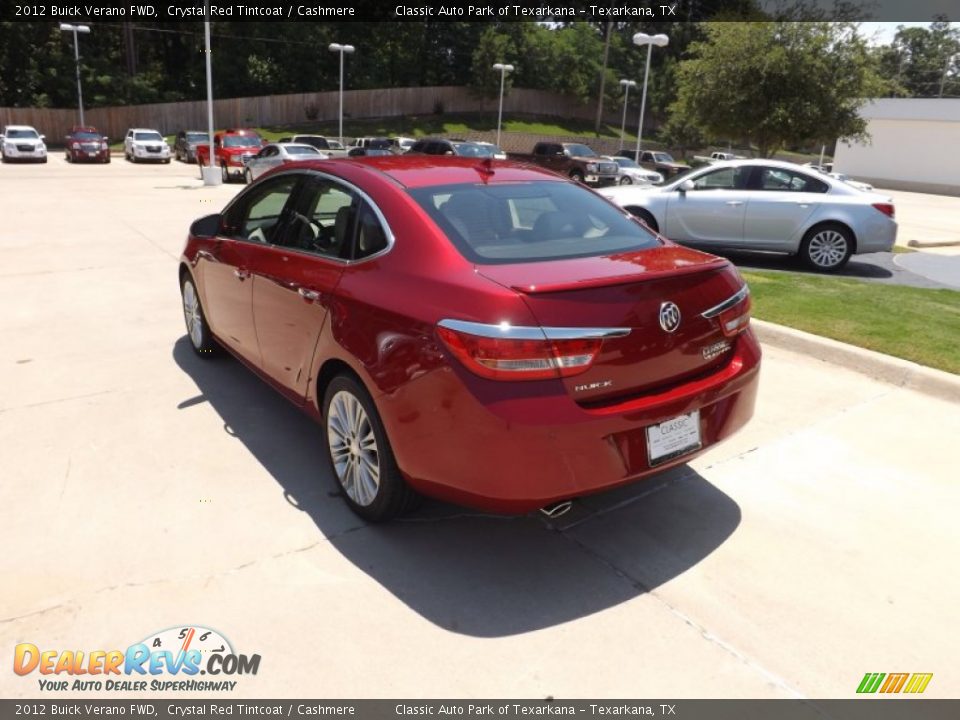 2012 Buick Verano FWD Crystal Red Tintcoat / Cashmere Photo #3