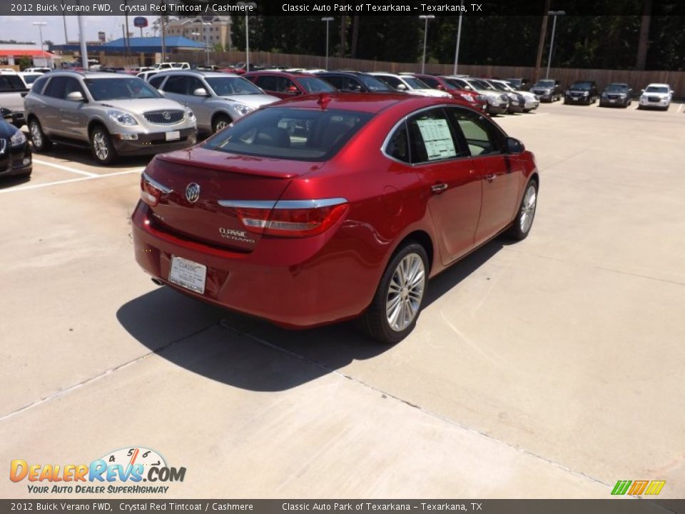 2012 Buick Verano FWD Crystal Red Tintcoat / Cashmere Photo #5