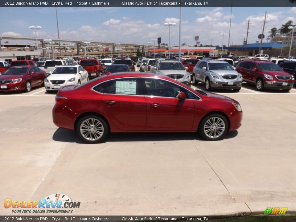 2012 Buick Verano FWD Crystal Red Tintcoat / Cashmere Photo #6