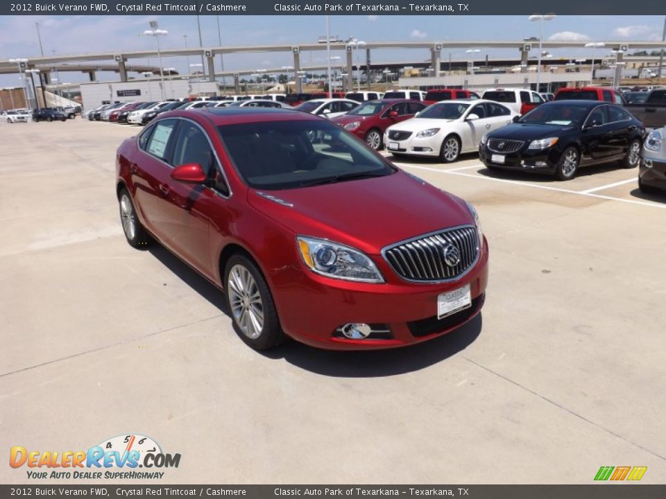 2012 Buick Verano FWD Crystal Red Tintcoat / Cashmere Photo #7