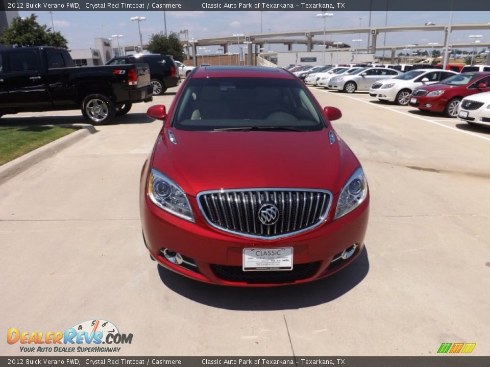 2012 Buick Verano FWD Crystal Red Tintcoat / Cashmere Photo #8