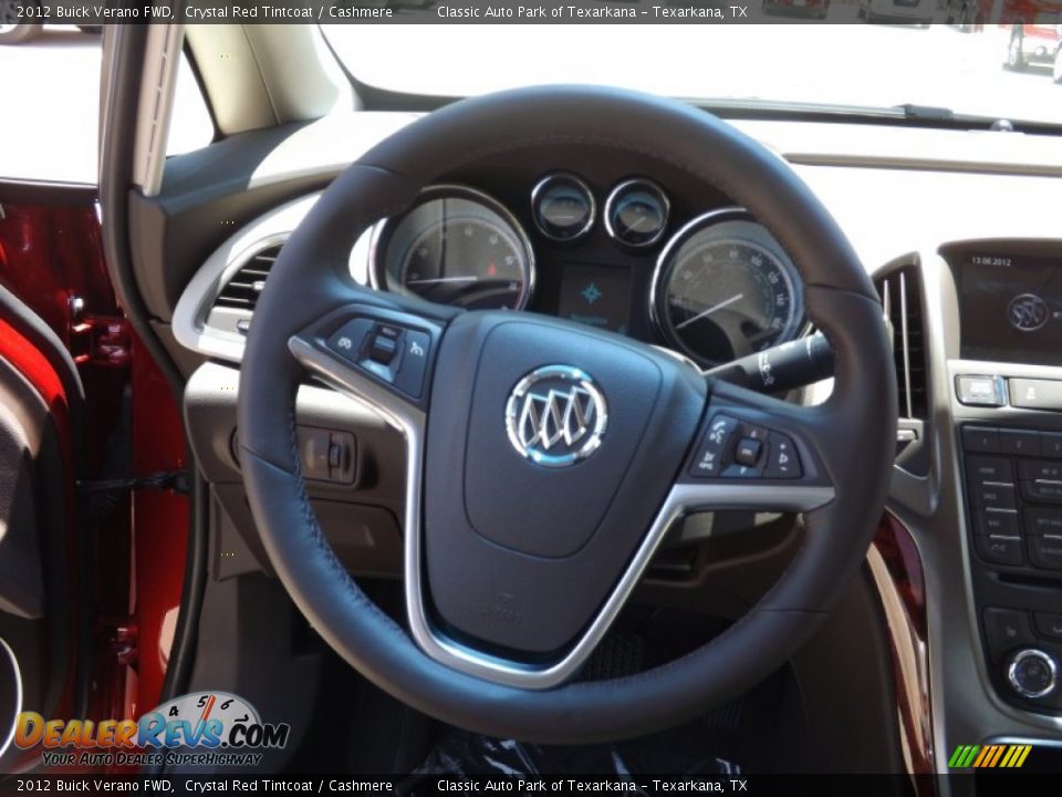 2012 Buick Verano FWD Crystal Red Tintcoat / Cashmere Photo #10