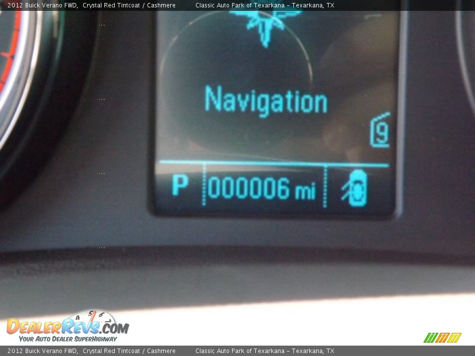 2012 Buick Verano FWD Crystal Red Tintcoat / Cashmere Photo #11