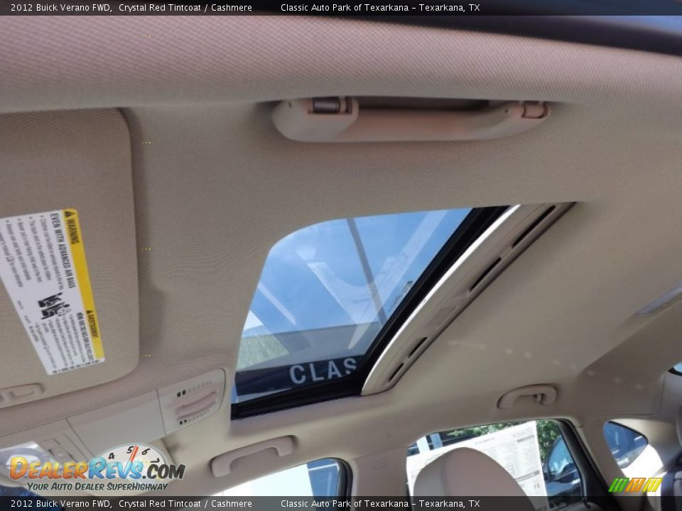 2012 Buick Verano FWD Crystal Red Tintcoat / Cashmere Photo #12