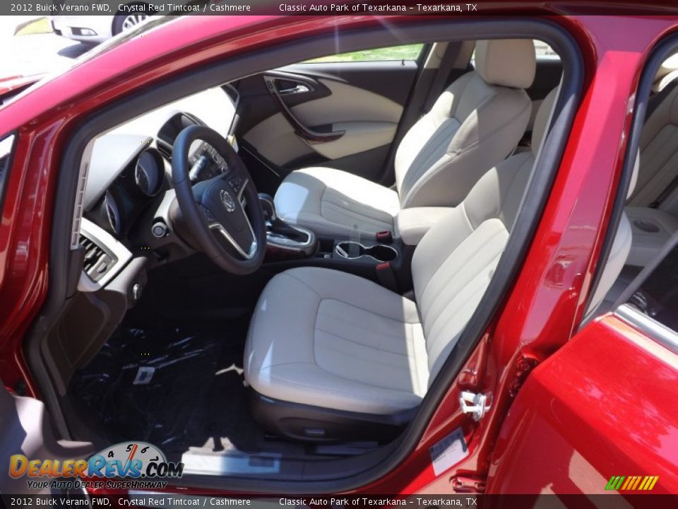 2012 Buick Verano FWD Crystal Red Tintcoat / Cashmere Photo #13