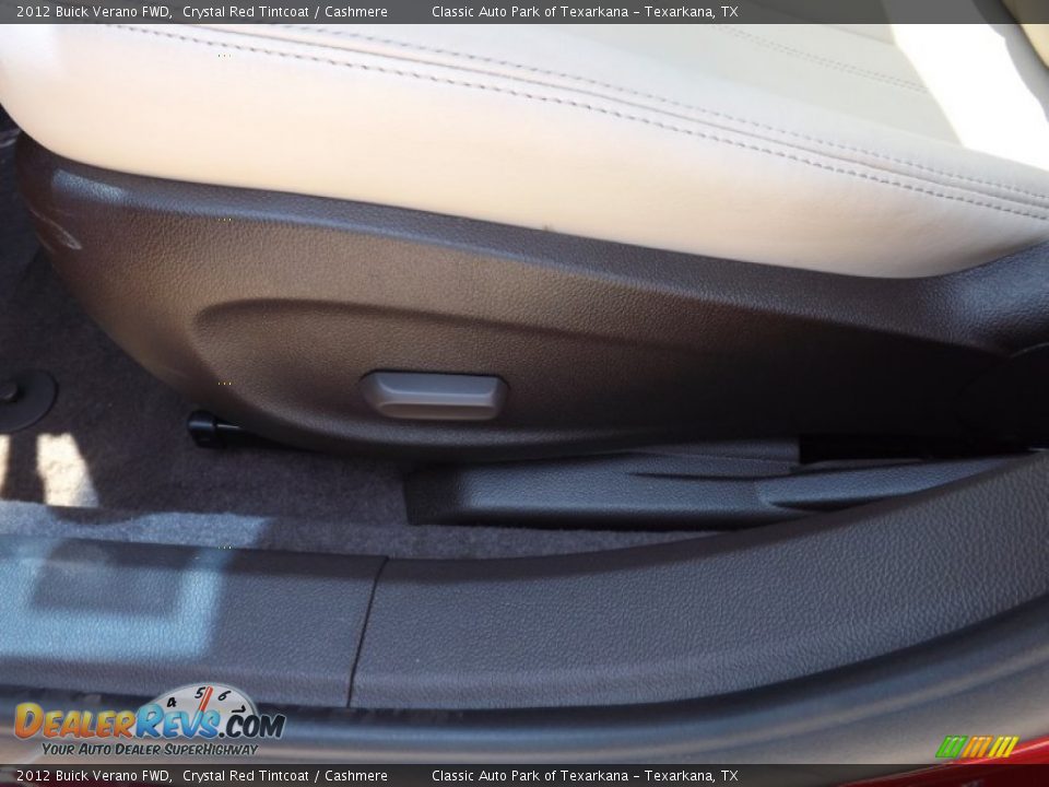 2012 Buick Verano FWD Crystal Red Tintcoat / Cashmere Photo #14