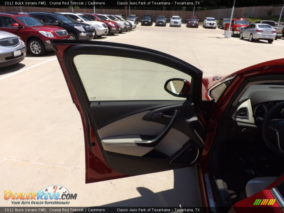 2012 Buick Verano FWD Crystal Red Tintcoat / Cashmere Photo #16