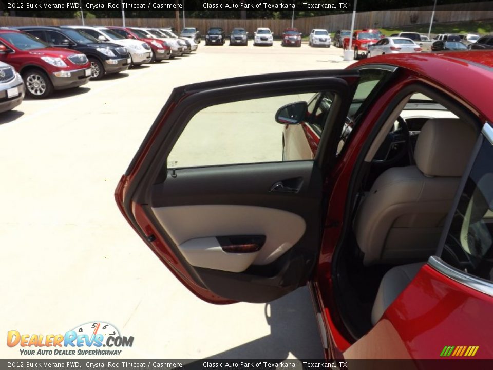 2012 Buick Verano FWD Crystal Red Tintcoat / Cashmere Photo #18