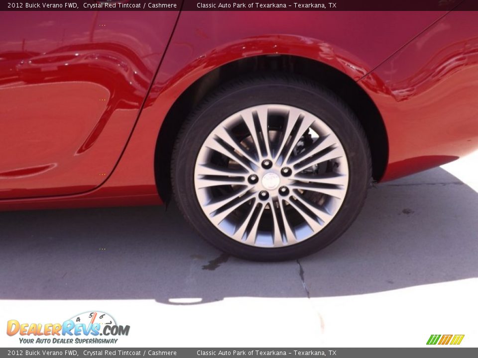 2012 Buick Verano FWD Crystal Red Tintcoat / Cashmere Photo #21