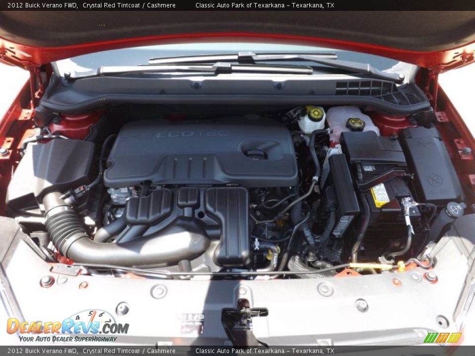2012 Buick Verano FWD Crystal Red Tintcoat / Cashmere Photo #22