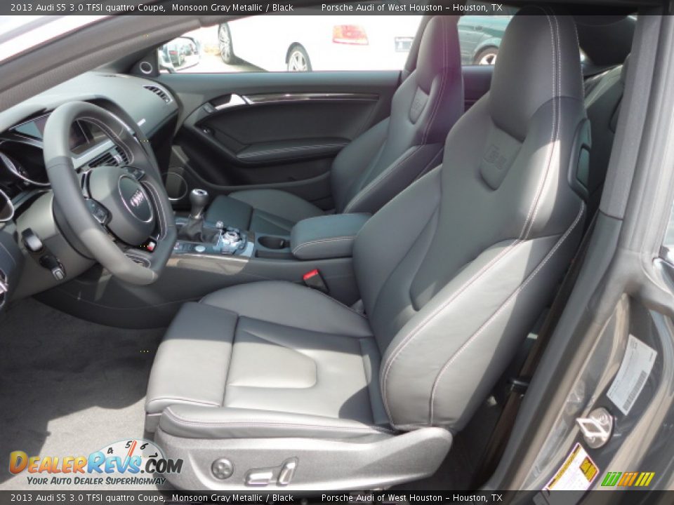 Black Interior - 2013 Audi S5 3.0 TFSI quattro Coupe Photo #6
