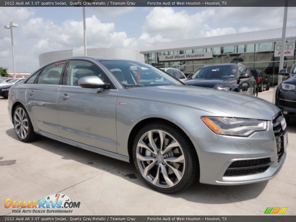 2012 Audi A6 3.0T quattro Sedan Quartz Gray Metallic / Titanium Gray Photo #1