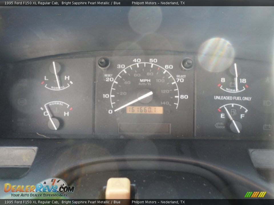 1995 Ford F150 XL Regular Cab Gauges Photo #29