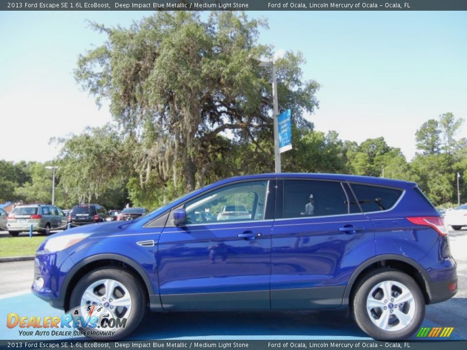 Deep Impact Blue Metallic 2013 Ford Escape SE 1.6L EcoBoost Photo #2