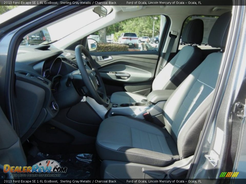 Charcoal Black Interior - 2013 Ford Escape SE 1.6L EcoBoost Photo #5