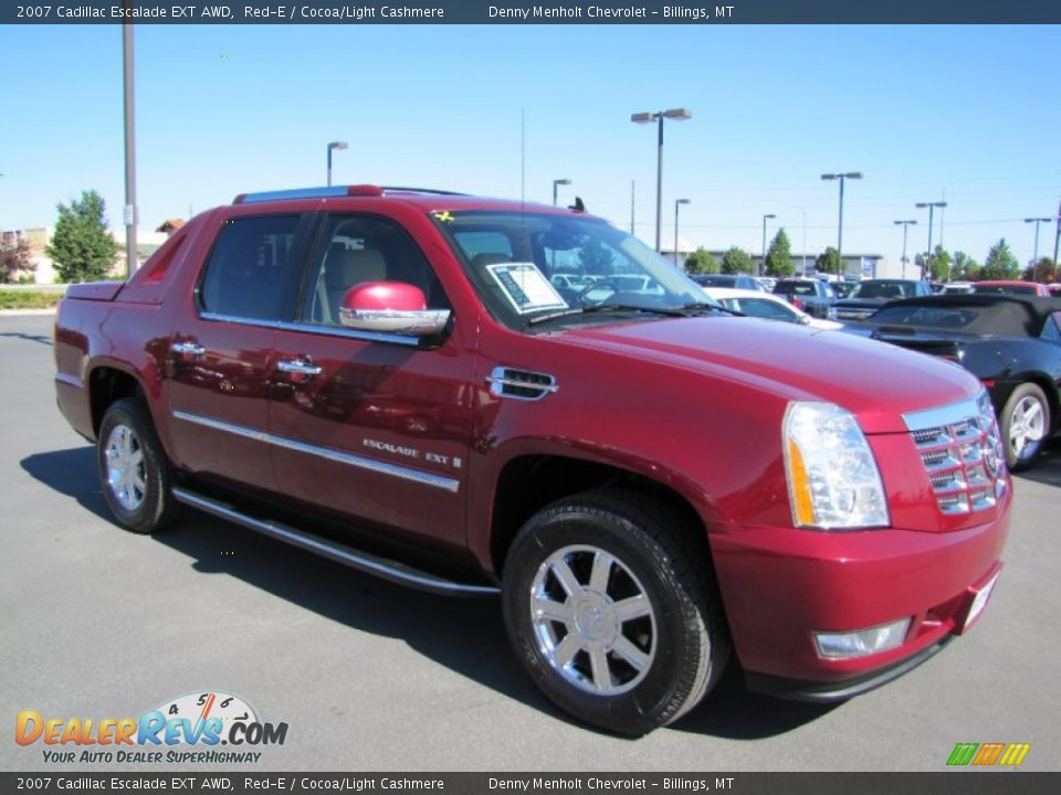 2007 Cadillac Escalade EXT AWD Red-E / Cocoa/Light Cashmere Photo #1