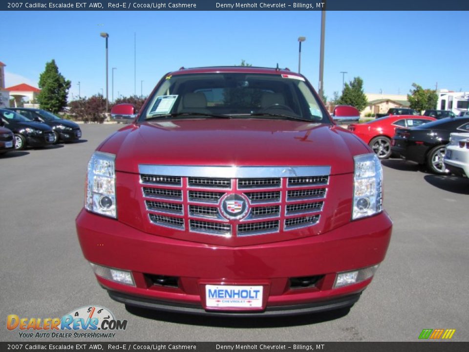2007 Cadillac Escalade EXT AWD Red-E / Cocoa/Light Cashmere Photo #2