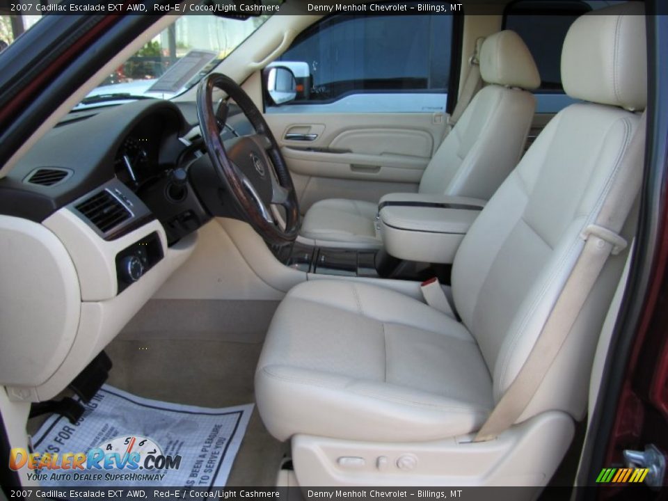2007 Cadillac Escalade EXT AWD Red-E / Cocoa/Light Cashmere Photo #8