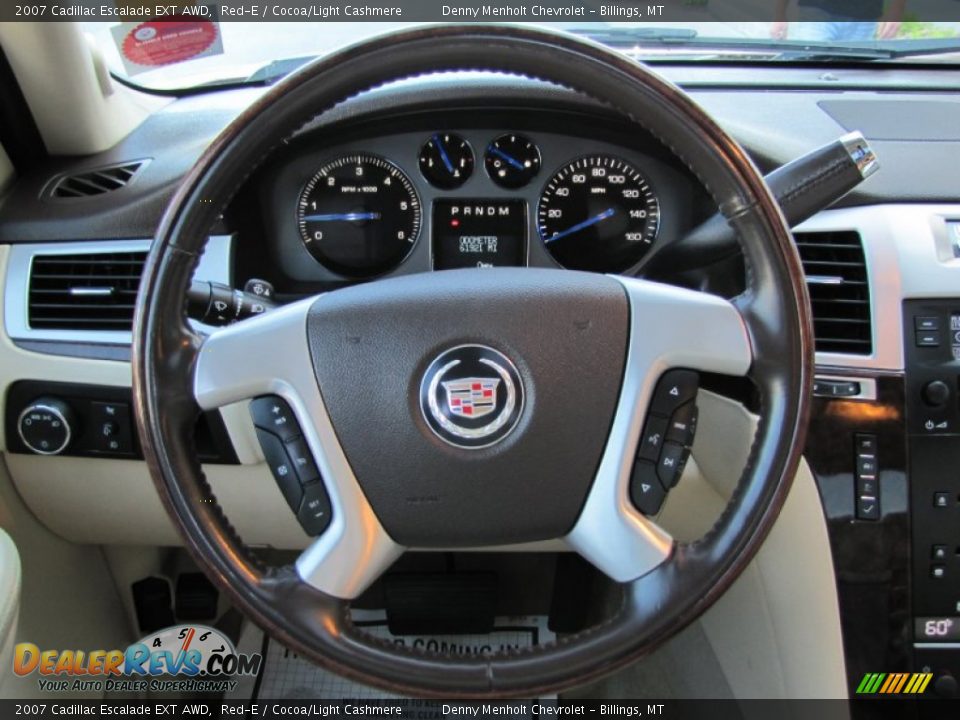 2007 Cadillac Escalade EXT AWD Red-E / Cocoa/Light Cashmere Photo #11