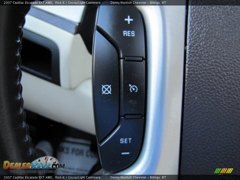 2007 Cadillac Escalade EXT AWD Red-E / Cocoa/Light Cashmere Photo #12