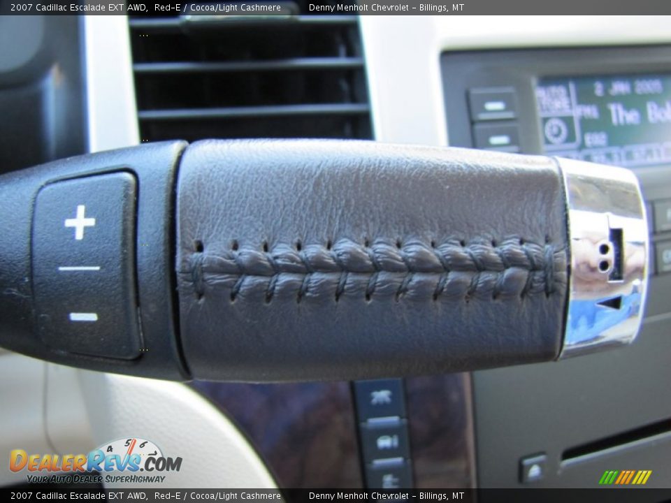 2007 Cadillac Escalade EXT AWD Red-E / Cocoa/Light Cashmere Photo #17