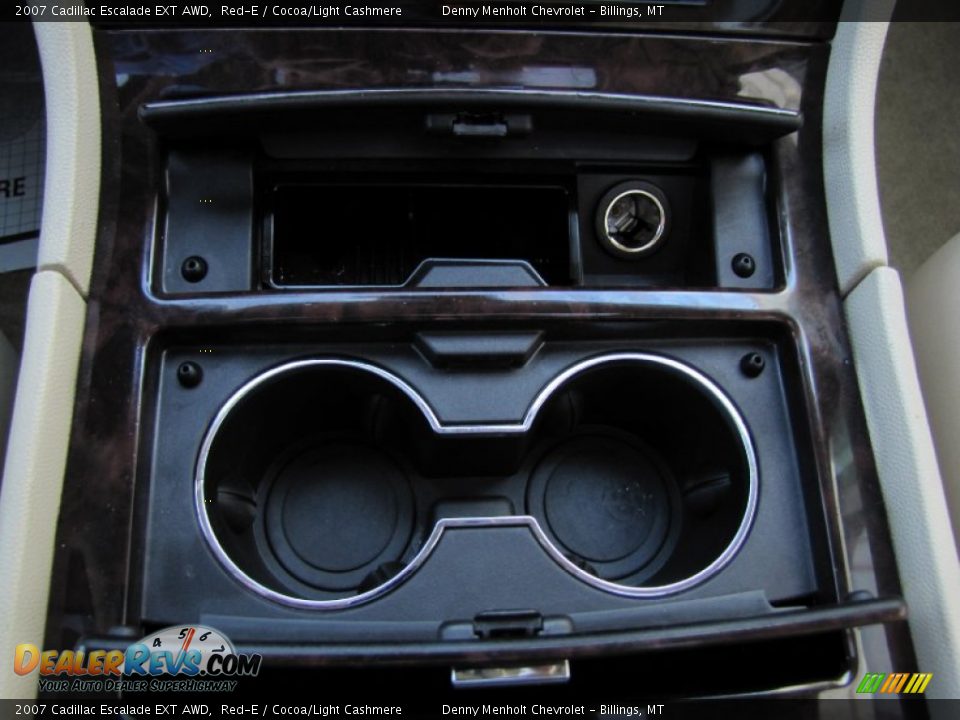 2007 Cadillac Escalade EXT AWD Red-E / Cocoa/Light Cashmere Photo #23