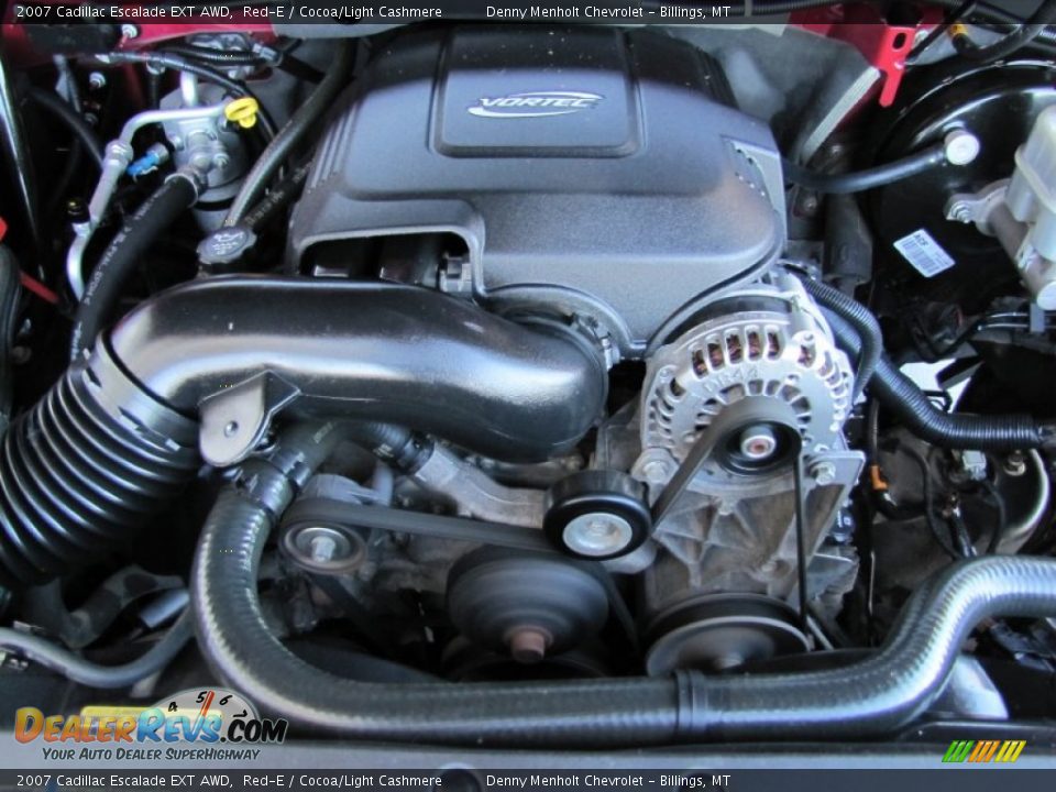 2007 Cadillac Escalade EXT AWD Red-E / Cocoa/Light Cashmere Photo #36