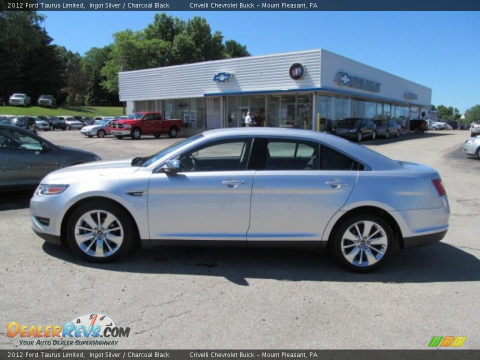 2012 Ford Taurus Limited Ingot Silver / Charcoal Black Photo #2
