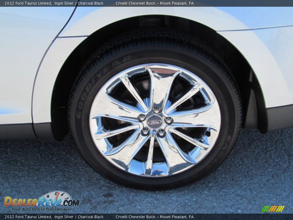 2012 Ford Taurus Limited Ingot Silver / Charcoal Black Photo #3