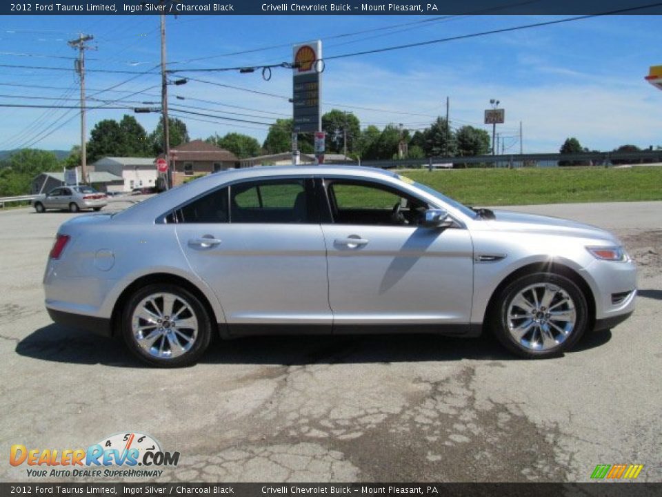 2012 Ford Taurus Limited Ingot Silver / Charcoal Black Photo #7