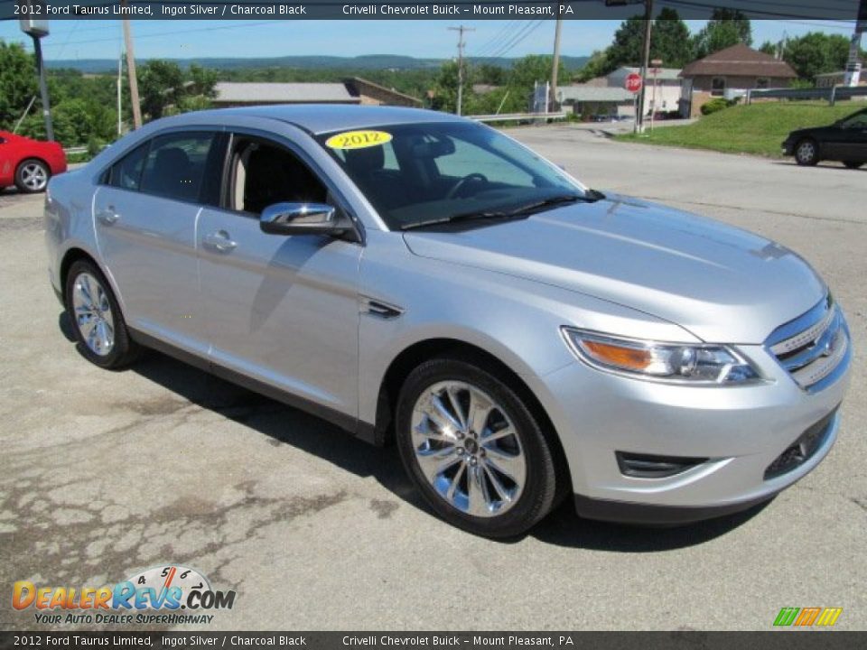 2012 Ford Taurus Limited Ingot Silver / Charcoal Black Photo #8