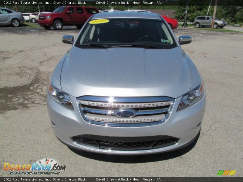 2012 Ford Taurus Limited Ingot Silver / Charcoal Black Photo #9