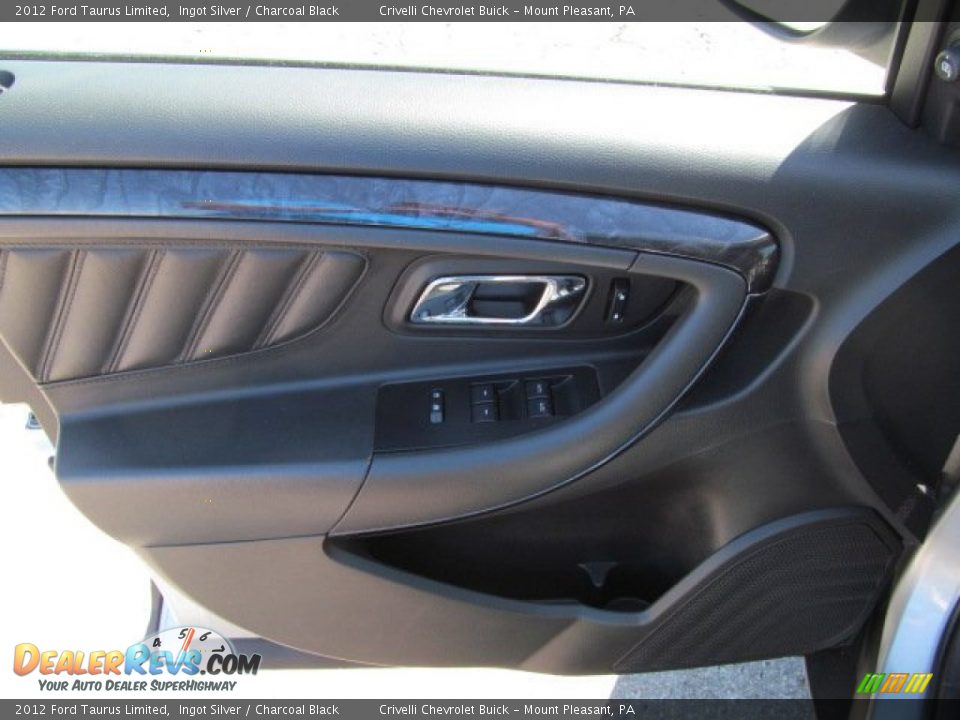 2012 Ford Taurus Limited Ingot Silver / Charcoal Black Photo #16