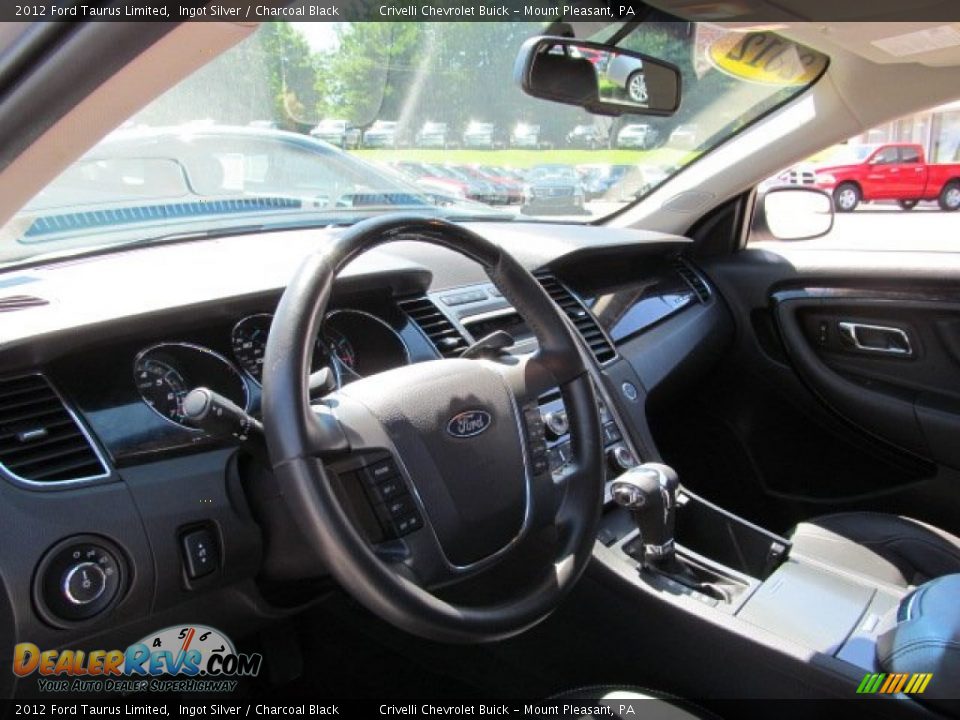 2012 Ford Taurus Limited Ingot Silver / Charcoal Black Photo #17