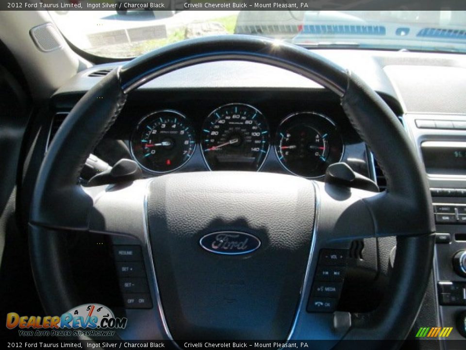 2012 Ford Taurus Limited Ingot Silver / Charcoal Black Photo #18