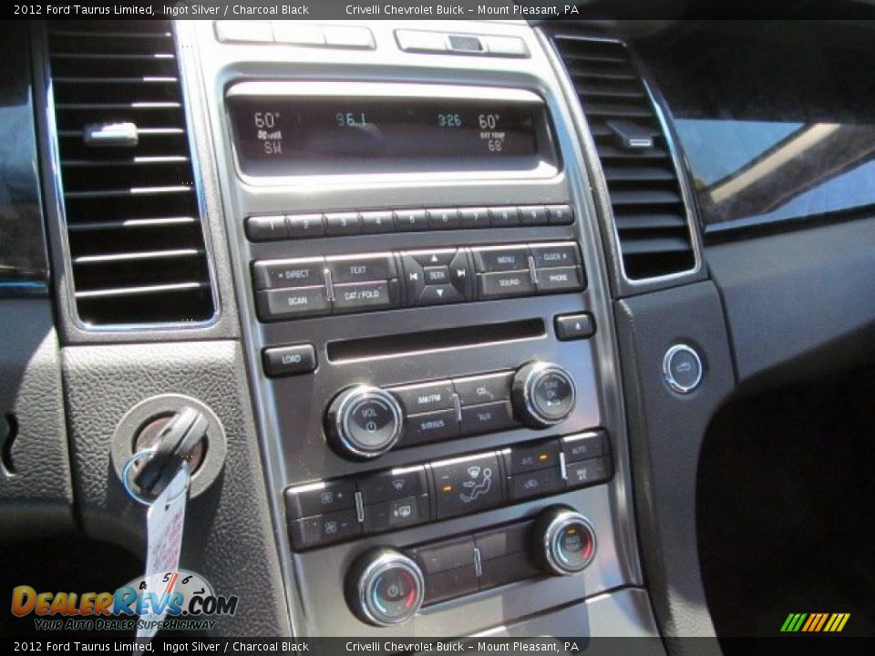2012 Ford Taurus Limited Ingot Silver / Charcoal Black Photo #19