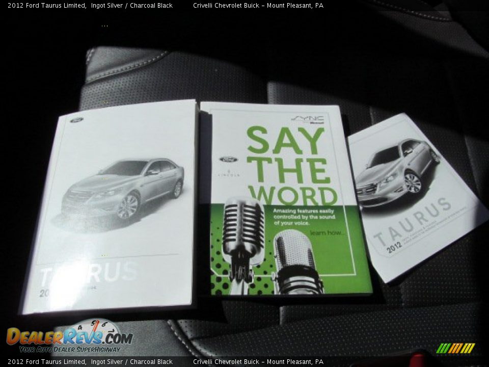 2012 Ford Taurus Limited Ingot Silver / Charcoal Black Photo #26