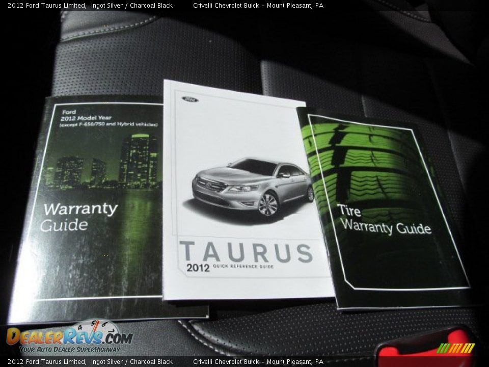 2012 Ford Taurus Limited Ingot Silver / Charcoal Black Photo #27