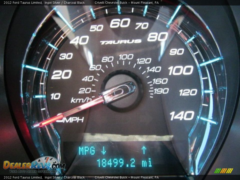 2012 Ford Taurus Limited Ingot Silver / Charcoal Black Photo #30