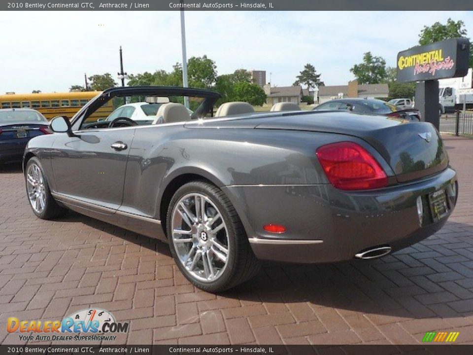 2010 Bentley Continental GTC Anthracite / Linen Photo #3